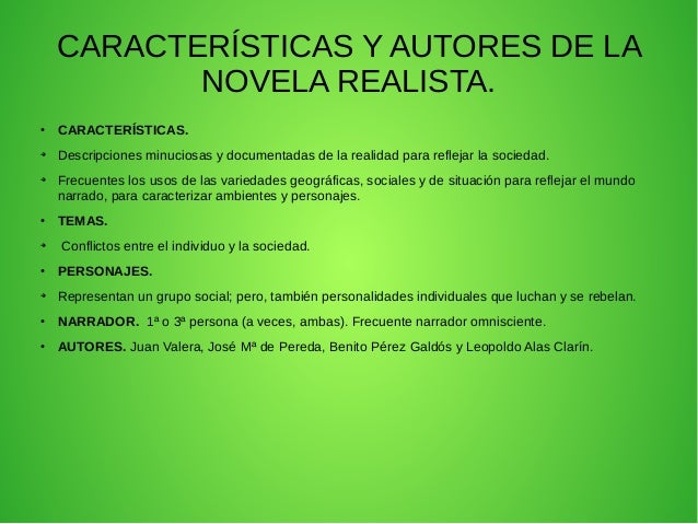 Novela Naturalista Caracteristicas 2025