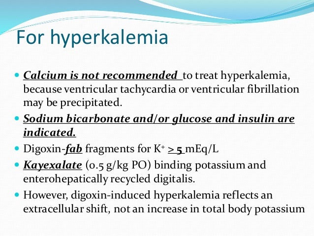Digoxin Toxicity Hypokalemia