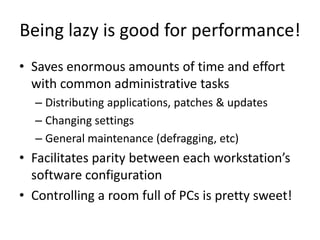 Lazy Learning Computer LanSchool - Managing the computer classroom environment | PPTX