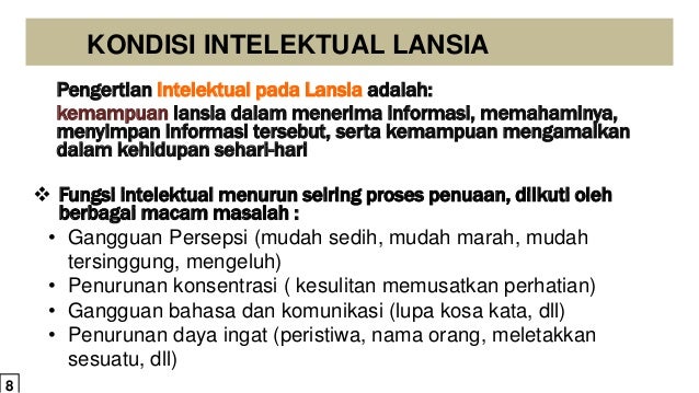 Lansia tangguh dimensi fisik dan dimensi intelektual