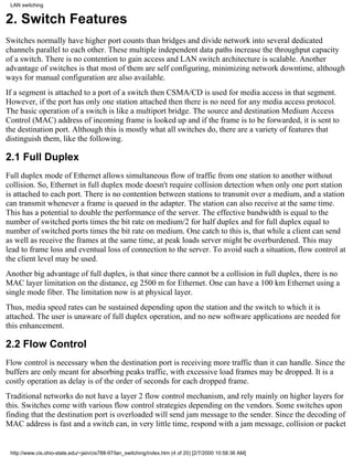 Lan Switching[1] | PDF