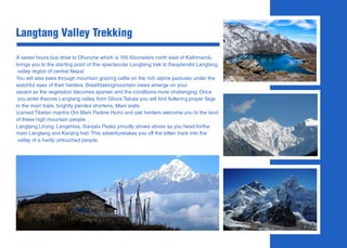 Product | Langtang trekking route | Langtang trek itinerary | Langtang Valley Trekking - 12 Days