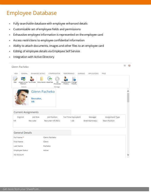 lanteria hr management with sharepoint