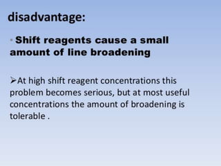 Lanthanide compounds as shift reagents