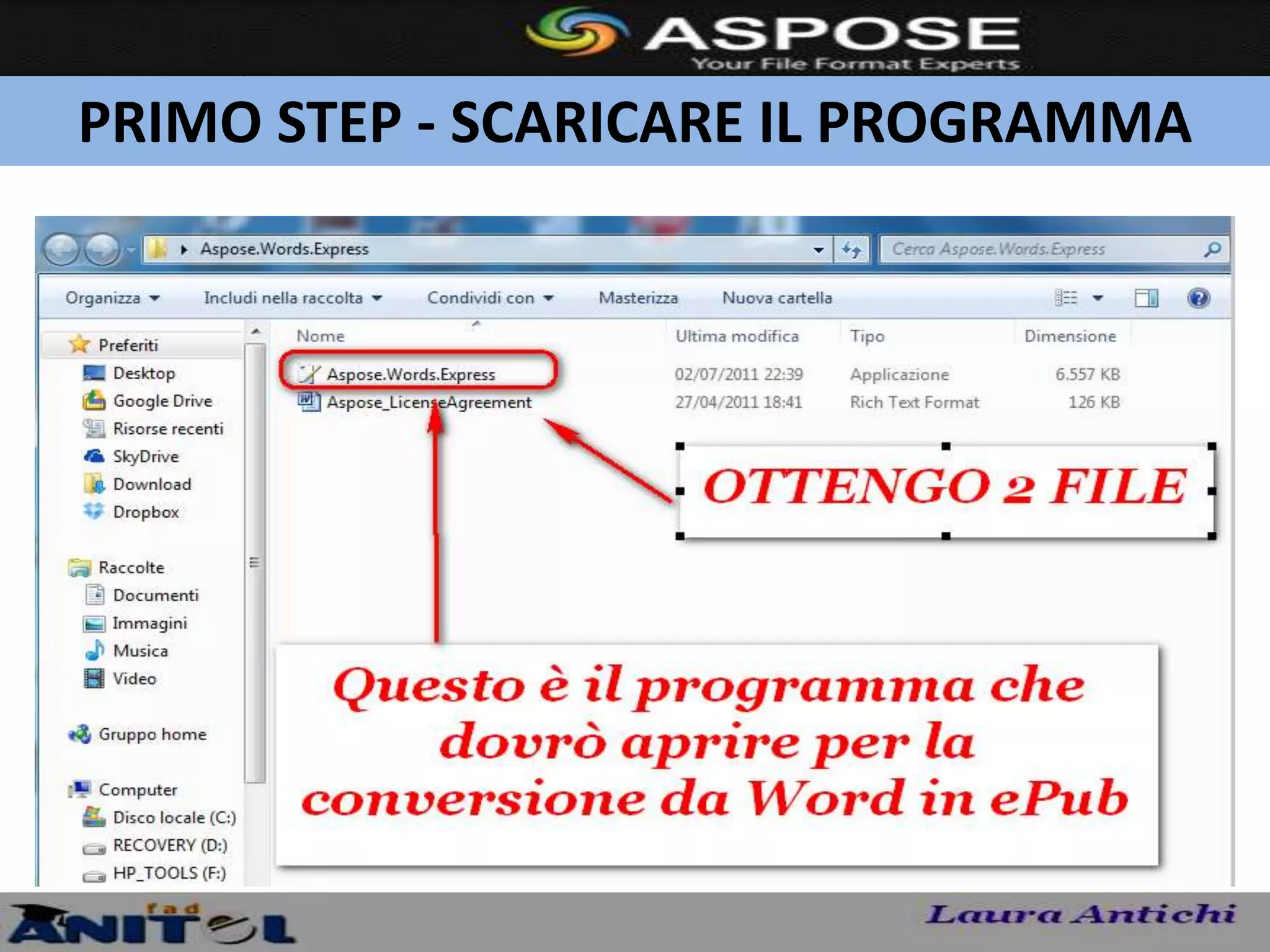 PRIMO STEP - SCARICARE IL PROGRAMMA
 
