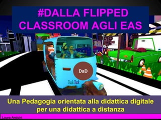 Laura Antichi
#DALLA FLIPPED
CLASSROOM AGLI EAS
Una Pedagogia orientata alla didattica digitale
per una didattica a distanza
DaD
 