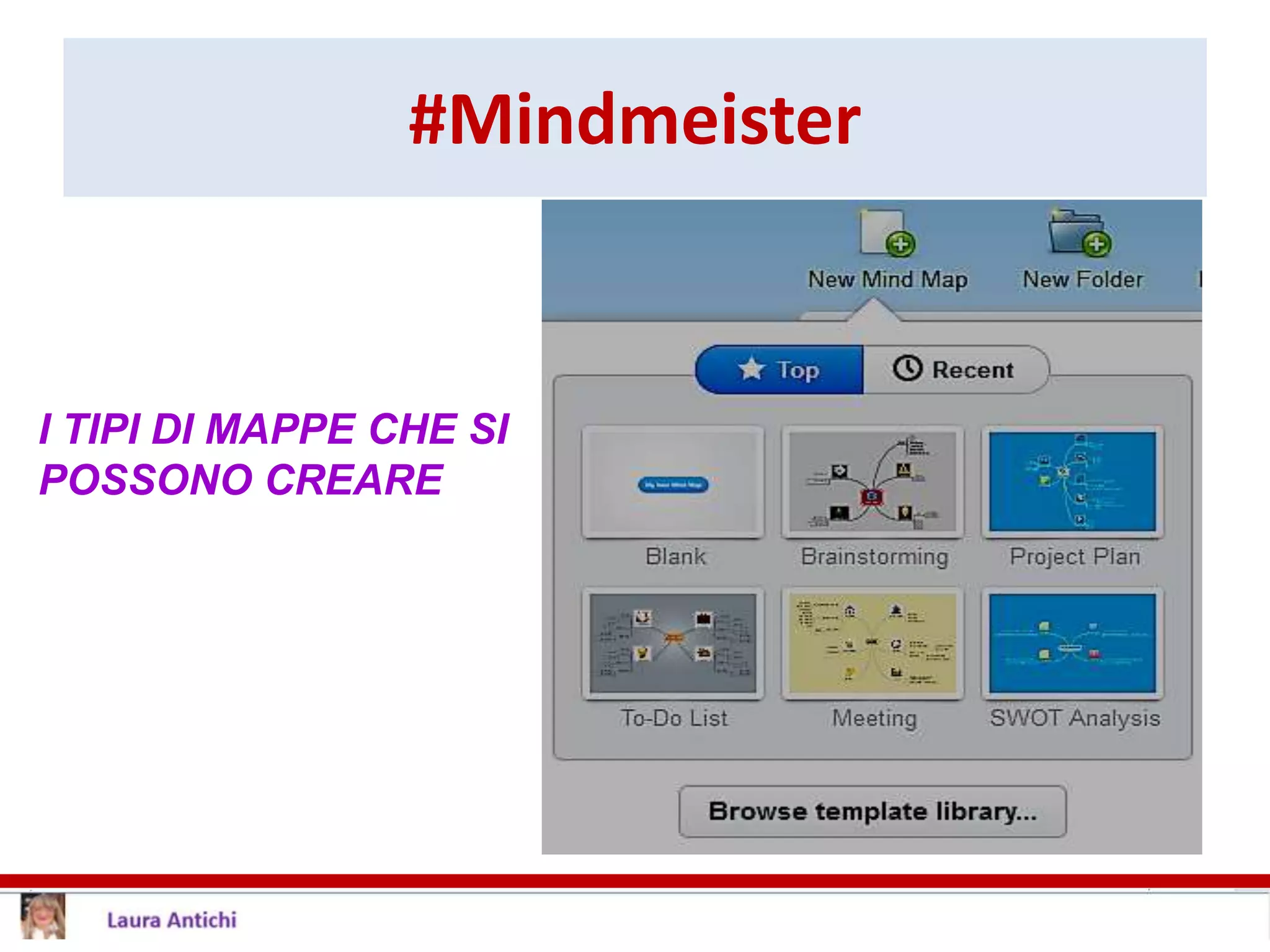#Mindmeister
I TIPI DI MAPPE CHE SI
POSSONO CREARE
 