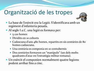 Són el primer graó social i ocupen els poders públics en exclusiva. Dirigeixen la vida de Roma.