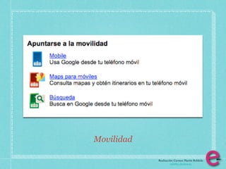 Movilidad

            Realización: Carmen Martín Robledo
                      info@e-clectica.eu
 