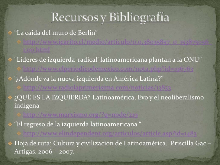 La Nueva Izquierda Ppt Wo Voice - 