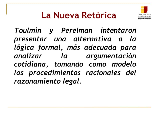 ENJ-200 La Nueva Retórica de Perelman