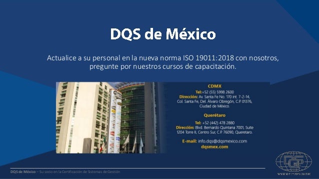 La nueva versión de ISO 190112018
