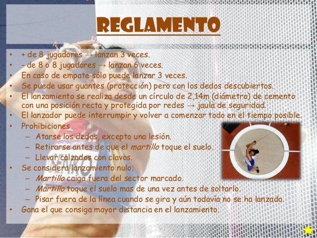 Lanzamiento de martillo