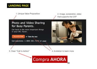 38
Compra AHORA
LANDING PAGE
 