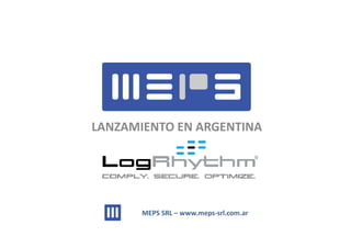 LANZAMIENTO EN ARGENTINA
MEPS SRL – www.meps-srl.com.ar
 