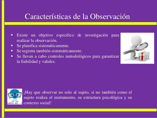 La observacion