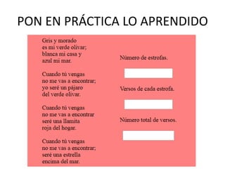PON EN PRÁCTICA LO APRENDIDO
 