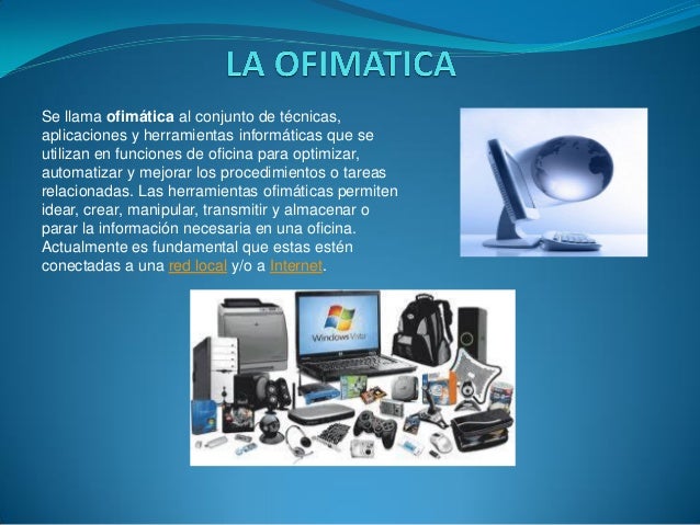 La ofimatica