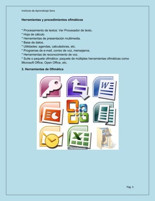 La ofimática | DOCX