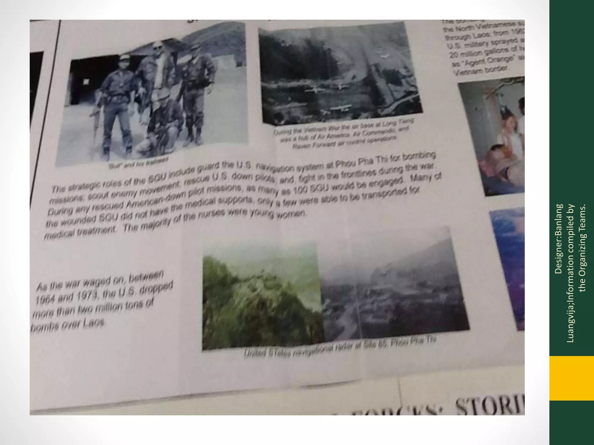 Designer:Banlang
Luangvija;Informationcompiledby
theOrganizingTeams.
 