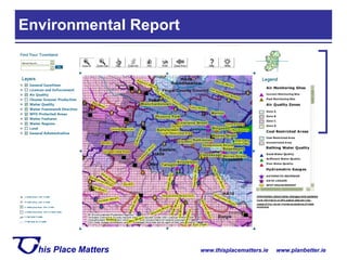 Environmental Report Mitigation Measures Monitoring SEA STATEMENT Alternatives Human Population Biodiversity Landscapes & Soil Agriculture/ Forestry Waste Management Water Quality Air Quality Noise Pollution Cultural Assets Material Assets Climate Change Sustainability 