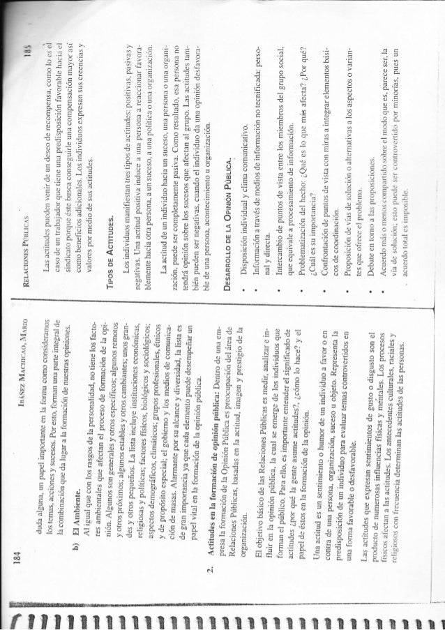 La Opinion Publica Como Elemenfo Fundamental De Las Relaciones Public