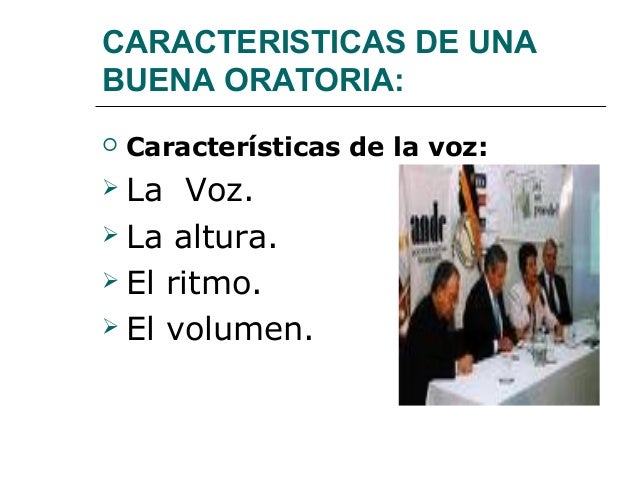 La oratoria