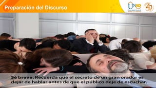 Orden decreciente
Primerolosargumentosmásfuertesy al
último losmás débiles.
Preparación del Discurso
 