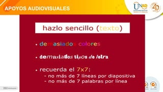 APOYOS AUDIOVISUALES
 