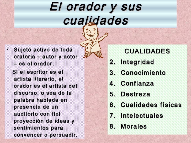 La oratoria. fausto ríos