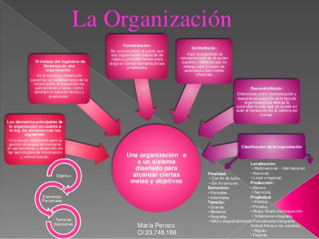 La organizacion