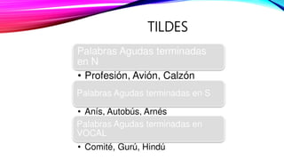 TILDES
 