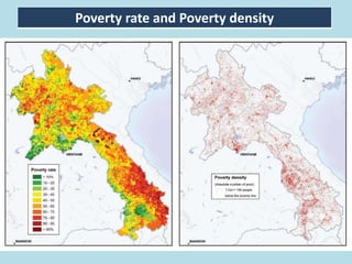 Poverty rate and Poverty density
 