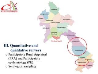 Laos long-term study on zoonotic parasitic diseases in livestock: Approaches and initial challenges using a cross-sectorial approach