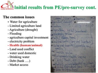 Laos long-term study on zoonotic parasitic diseases in livestock: Approaches and initial challenges using a cross-sectorial approach