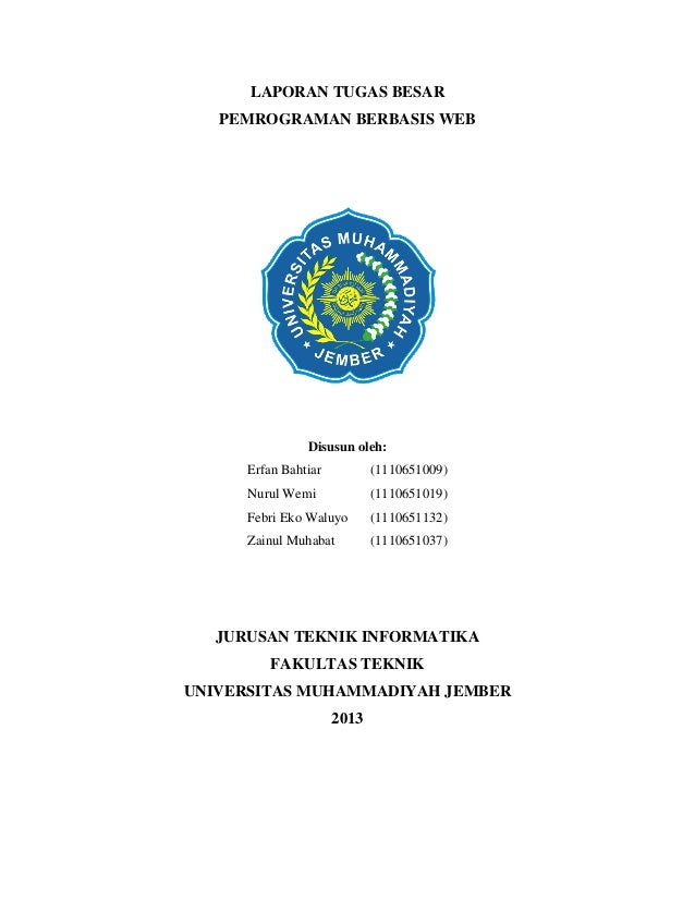 Laporan Project Pemrograman Berbasis Web