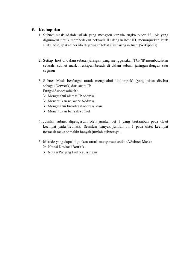 Berfungsi Untuk Membedakan Network Id Dengan Host Id Adalah - Tips