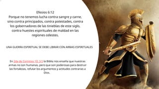 La Palabra de Dios como arma espiritual en la guerra espiritual | PPT