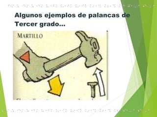 Algunos ejemplos de palancas de
Tercer grado…
 
