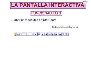 La pantalla interactiva. funcionalitats StardBoard 8