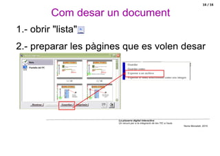 La pantalla interactiva. funcionalitats StardBoard 8