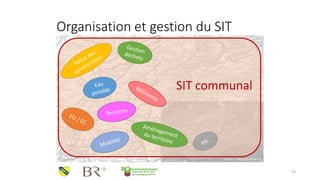 SIT communal 
Organisation et gestion du SIT 
19 
Source : map.geo.admin.ch  