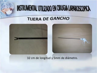 32 cm de longitud y 5mm de diámetro.
 