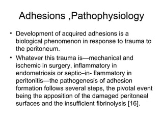 Laparoscopic Adhesiolysis | PPT