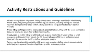 Laparoscopic Hysterectomy Recovery - Laparoscopic Hysterectomy Recovery Benefits Pdf 21 320 