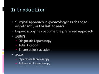 Laparoscopy indications | PDF