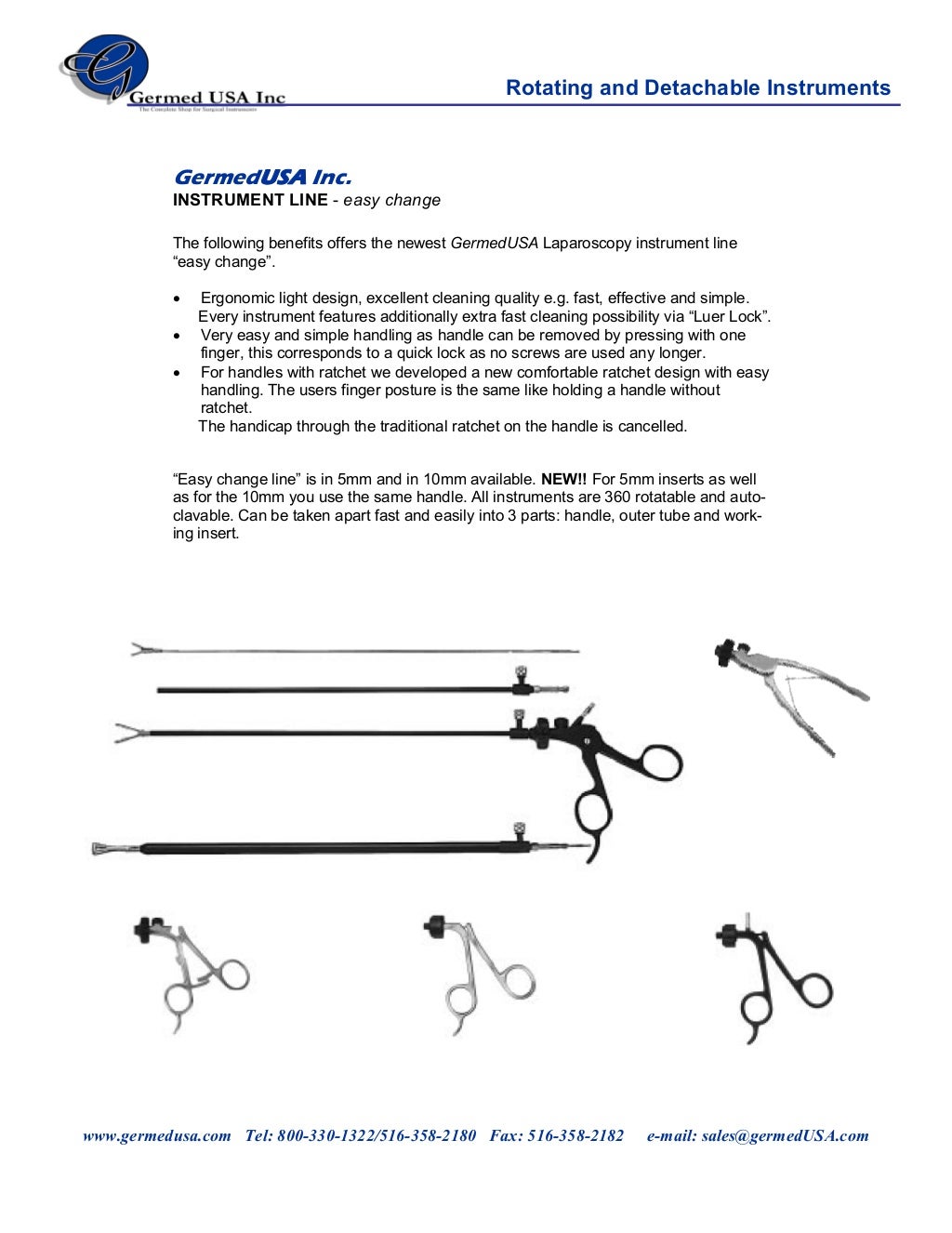 Laparoscopy Surgical Instruments catalog