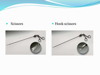  Scissors  Hook scissors
 