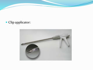  Clip applicator:
 