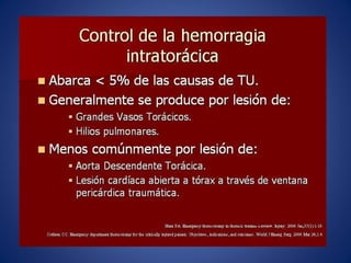 Laparotomia y toracotomia